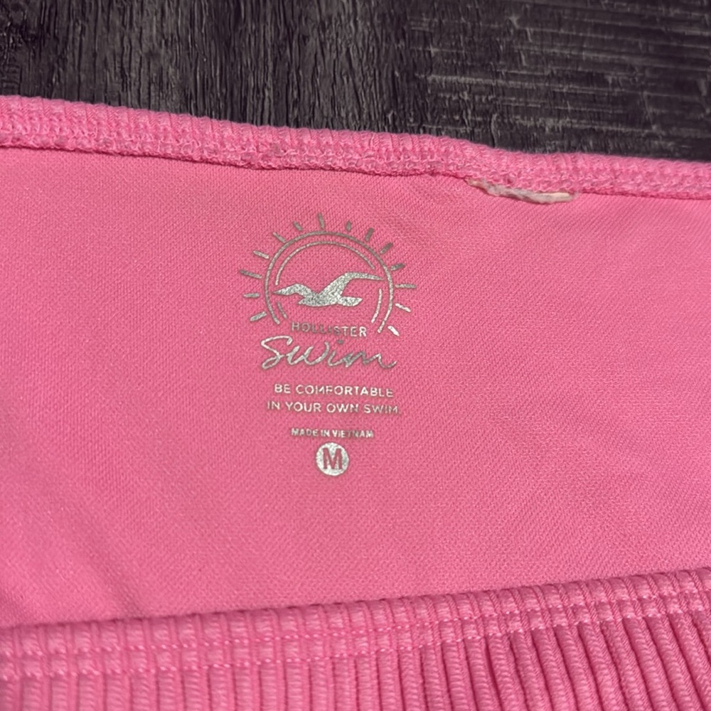 Pink Ribbed Bikini Bottom - Picture 4 of 4